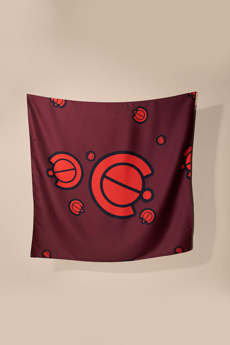 Scarf Print UFO 2