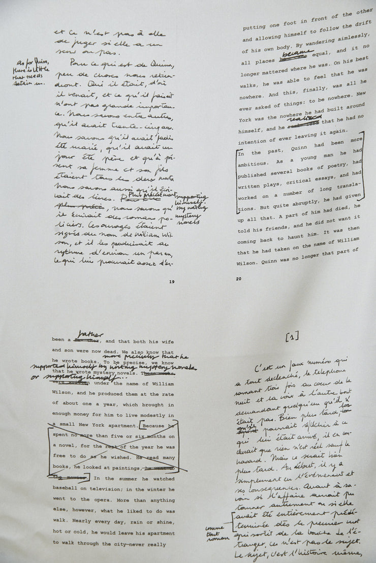 Scarf Print Manuscrit